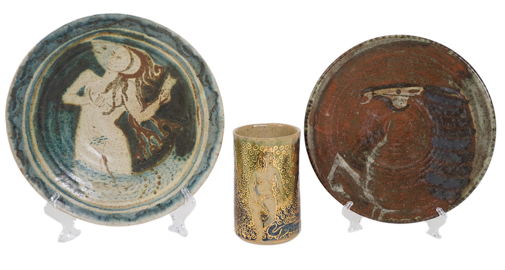 Eric James Mellon (1925-2014): A small group of studio pottery wares
